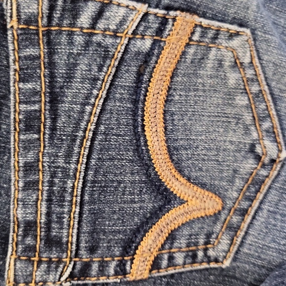 PRE-LOVED BONGO LOW-RISE FLARE DENIM JEANS-1 - Picture 8 of 8